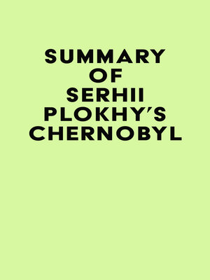 cover image of Summary of Serhii Plokhy's Chernobyl
